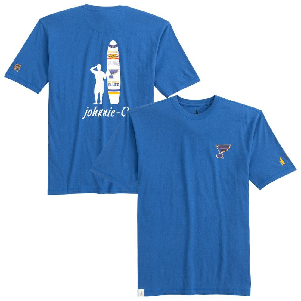 NHL St. Louis Blues johnnie-O Heathered Spencer T-Shirt - Blue