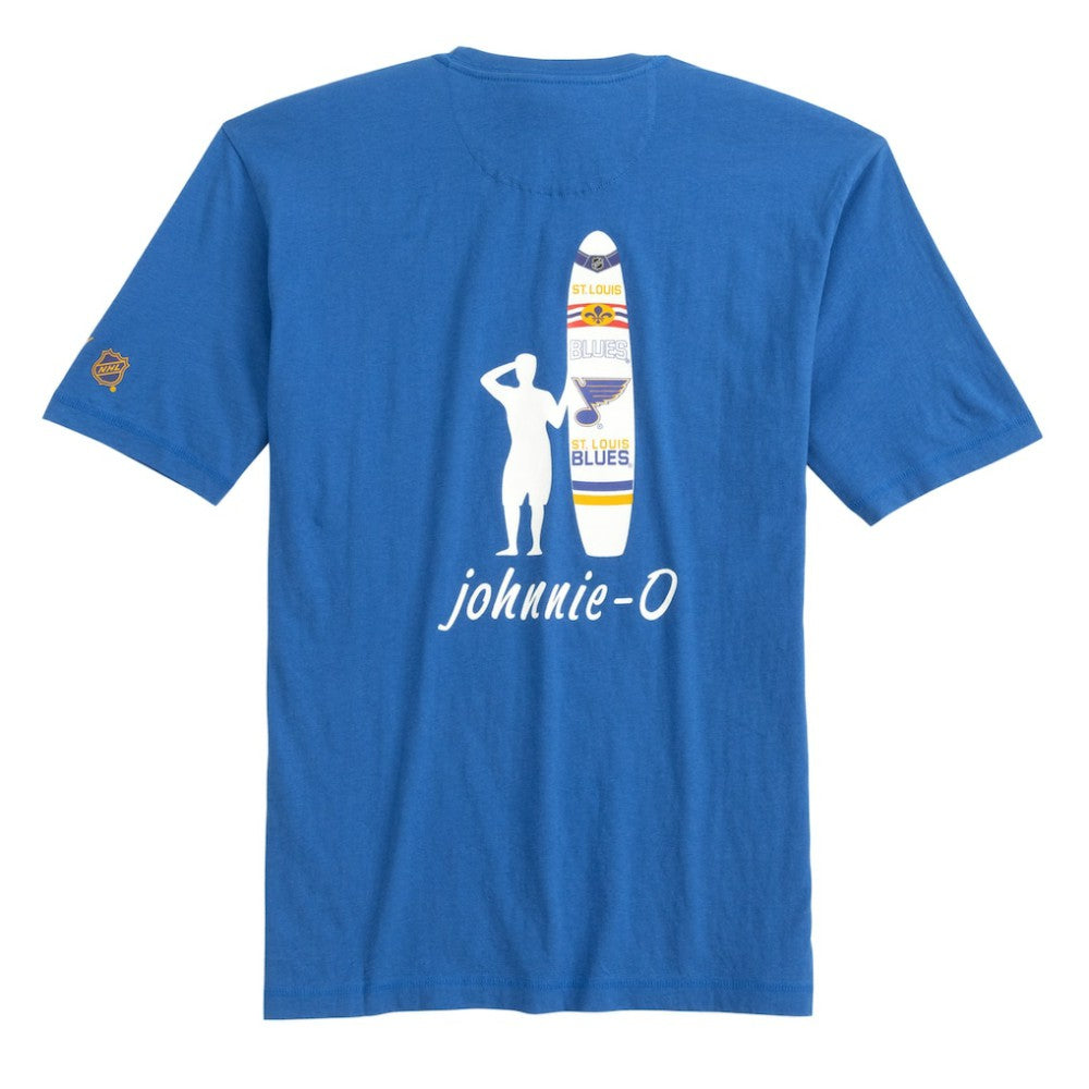 NHL St. Louis Blues johnnie-O Heathered Spencer T-Shirt - Blue