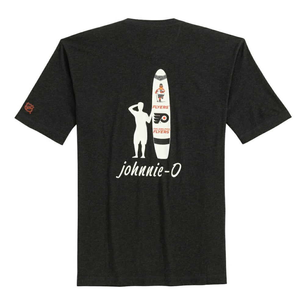 NHL Philadelphia Flyers johnnie-O Heathered Spencer T-Shirt - Charcoal