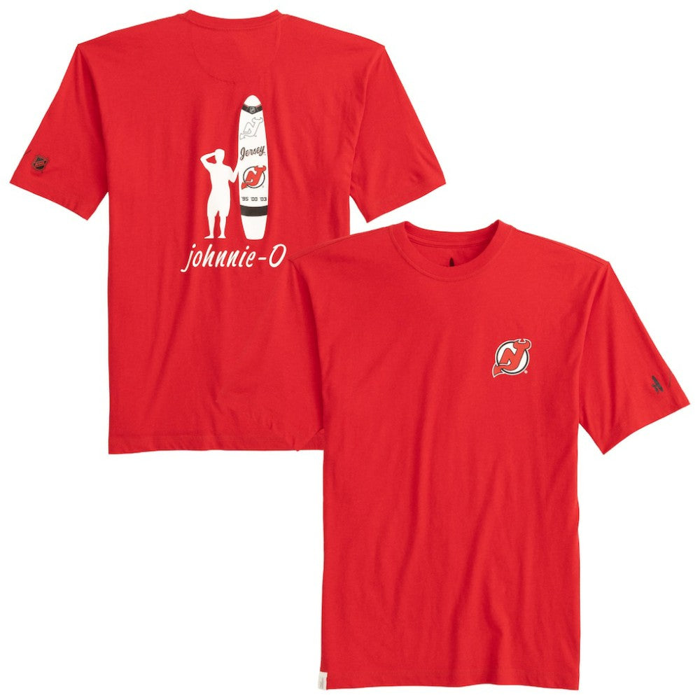 NHL New Jersey Devils johnnie-O Heathered Spencer T-Shirt - Red