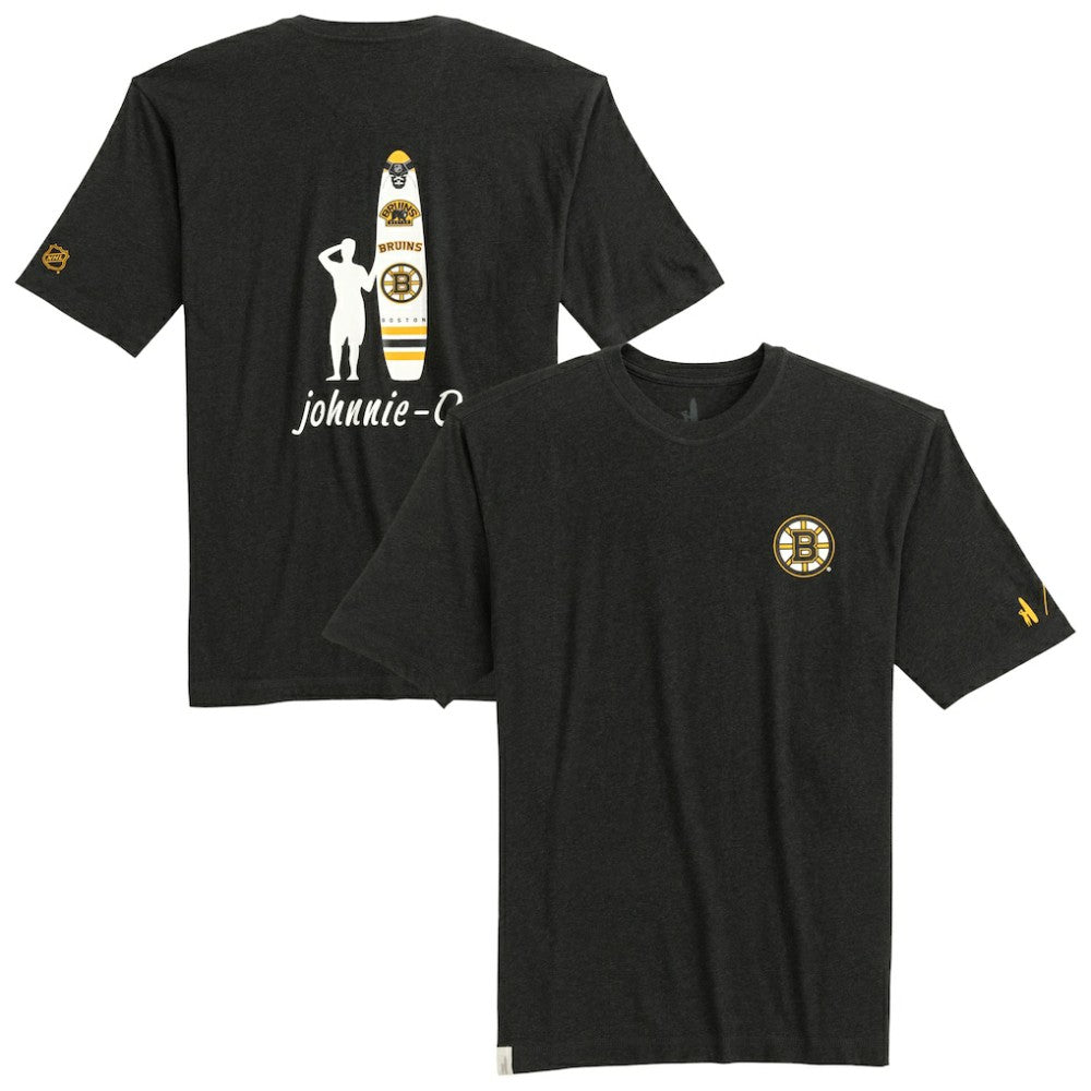 NHL Boston Bruins johnnie-O Heathered Spencer T-Shirt - Charcoal