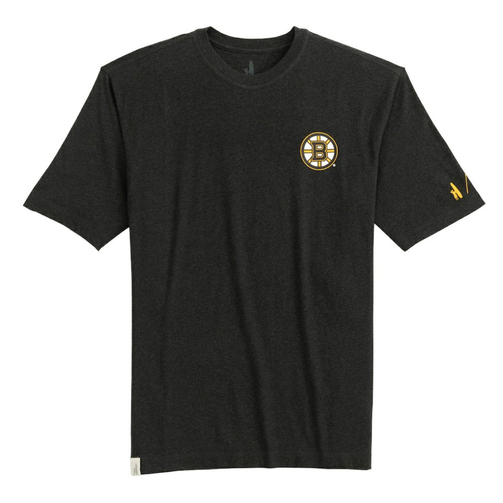 NHL Boston Bruins johnnie-O Heathered Spencer T-Shirt - Charcoal