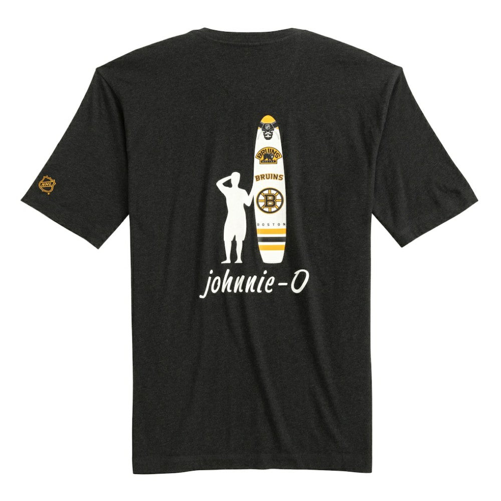 NHL Boston Bruins johnnie-O Heathered Spencer T-Shirt - Charcoal