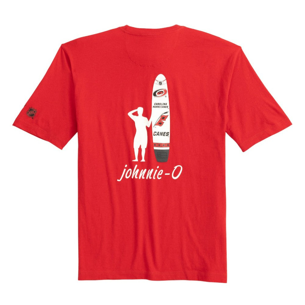 NHL Carolina Hurricanes johnnie-O Heathered Spencer T-Shirt - Red