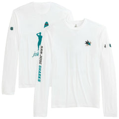 NHL San Jose Sharks johnnie-O Adam Long Sleeve T-Shirt - White