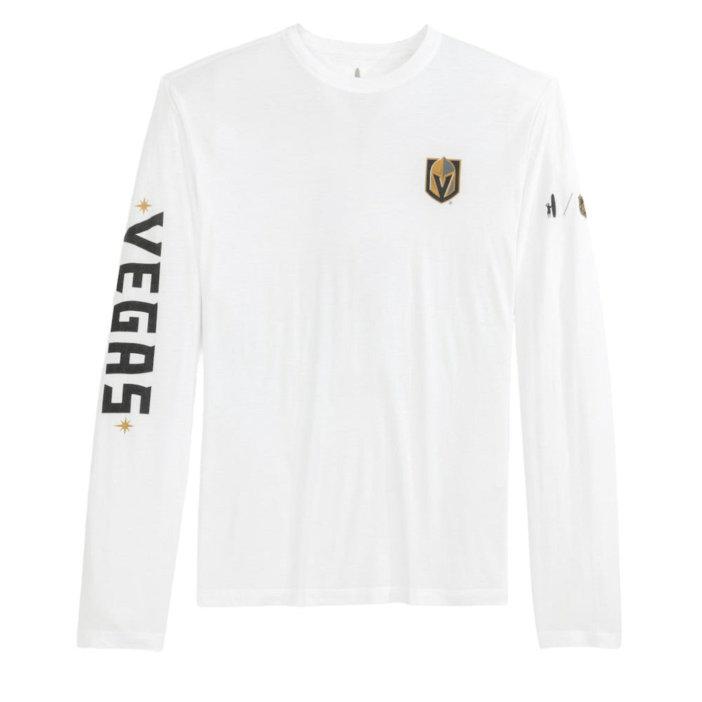 NHL Vegas Golden Knights johnnie-O Adam Long Sleeve T-Shirt - White