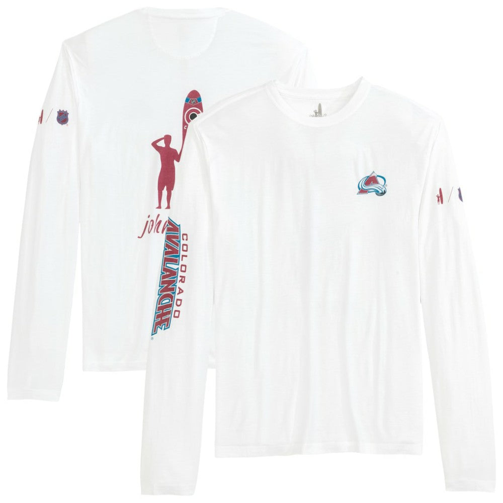 NHL Colorado Avalanche johnnie-O Adam Long Sleeve T-Shirt - White
