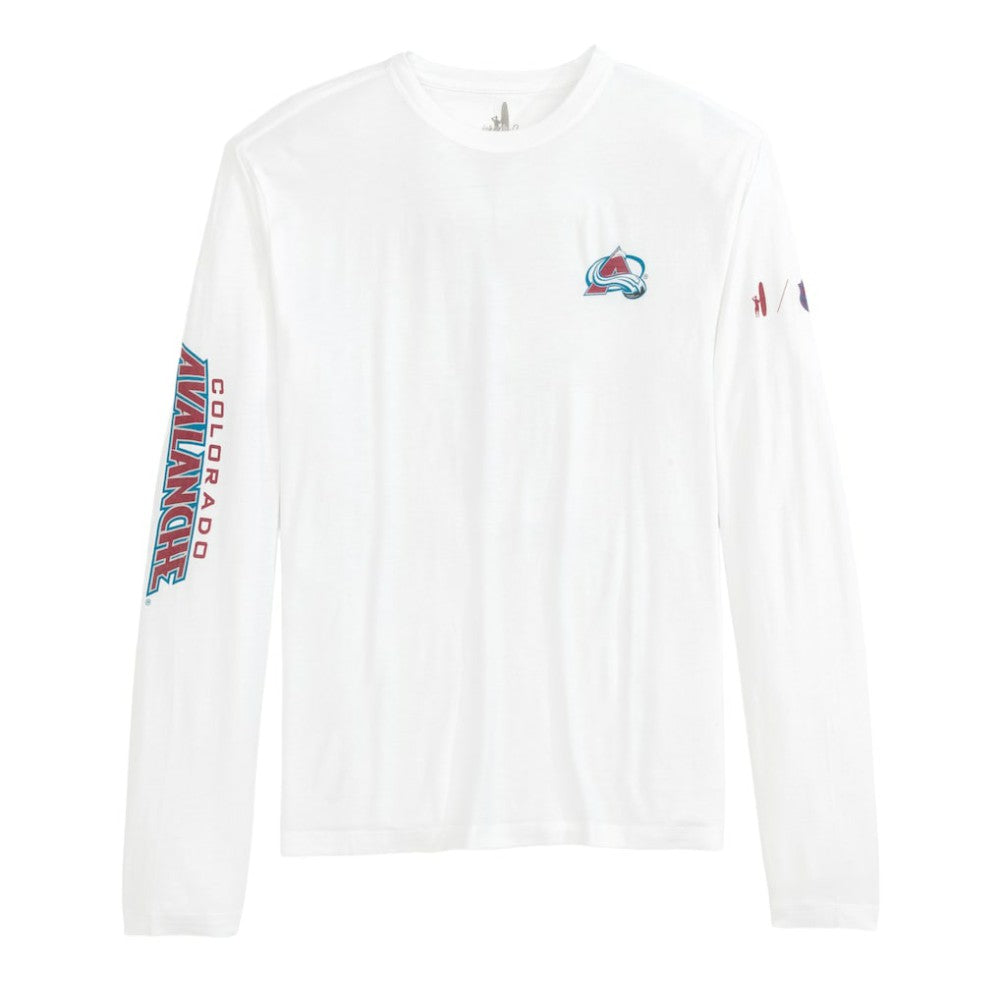 NHL Colorado Avalanche johnnie-O Adam Long Sleeve T-Shirt - White