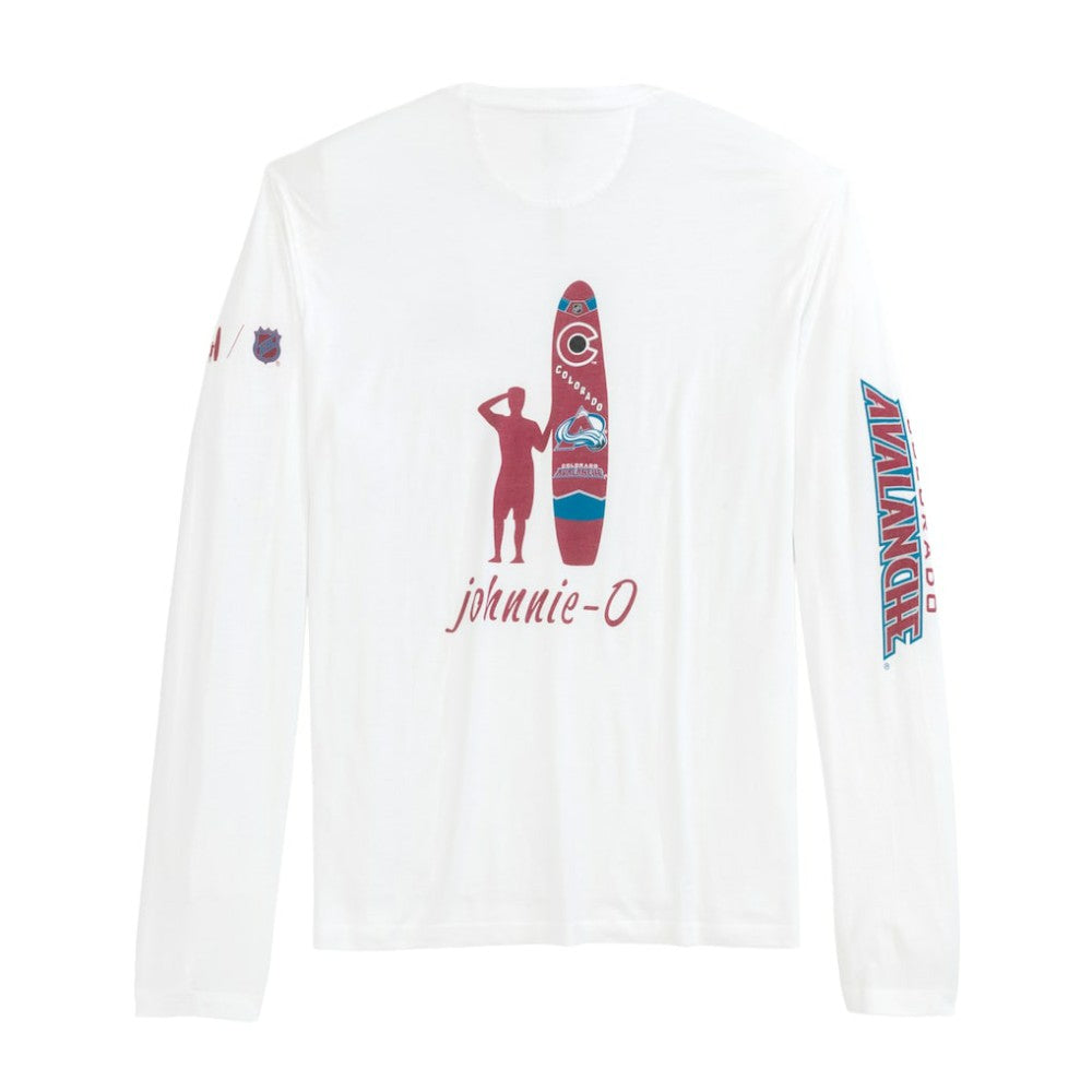 NHL Colorado Avalanche johnnie-O Adam Long Sleeve T-Shirt - White