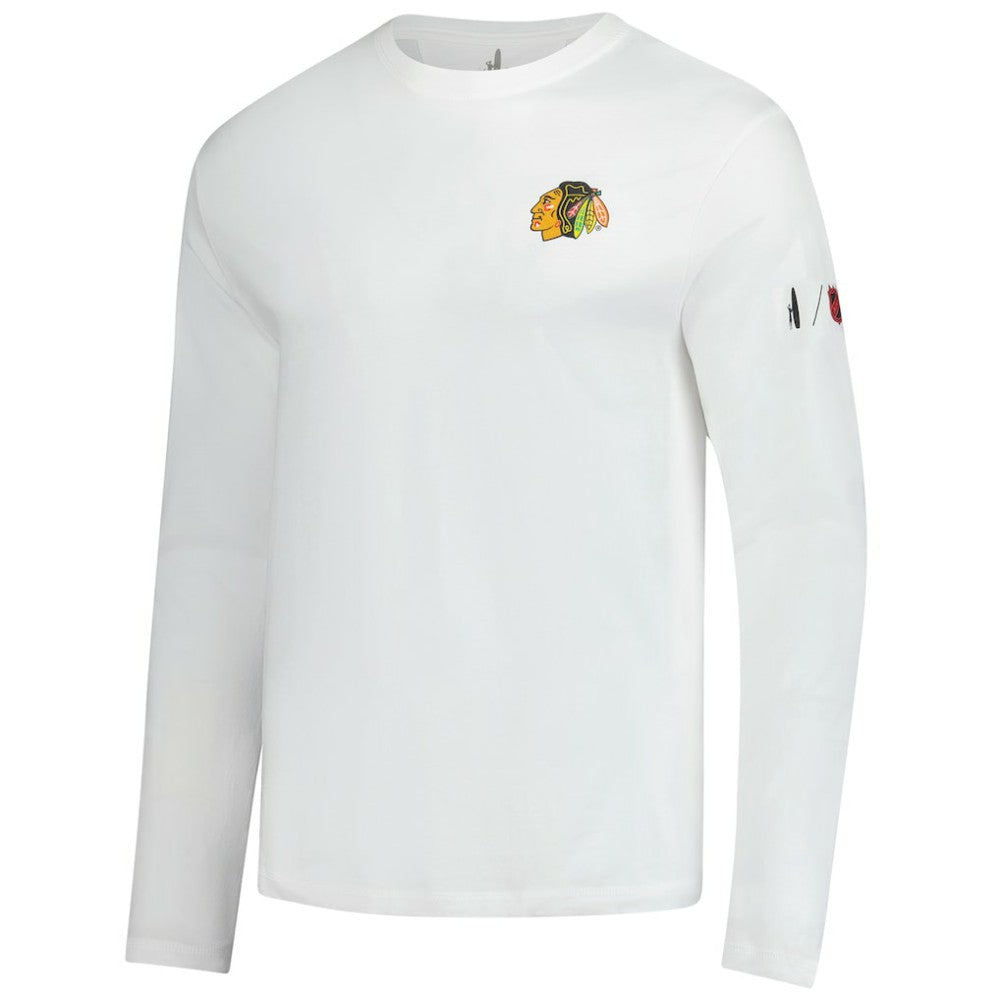 NHL Chicago Blackhawks johnnie-O Adam Long Sleeve T-Shirt - White