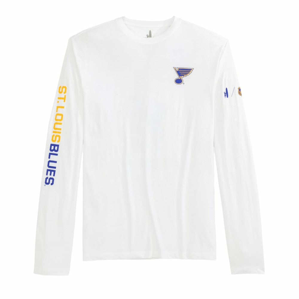 NHL St. Louis Blues johnnie-O Adam Long Sleeve T-Shirt - White