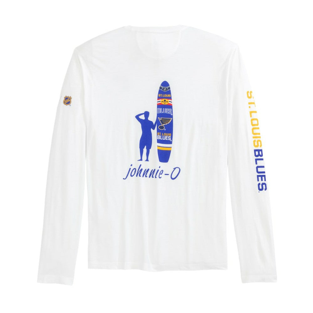 NHL St. Louis Blues johnnie-O Adam Long Sleeve T-Shirt - White