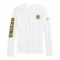 NHL Boston Bruins johnnie-O Adam Long Sleeve T-Shirt - White