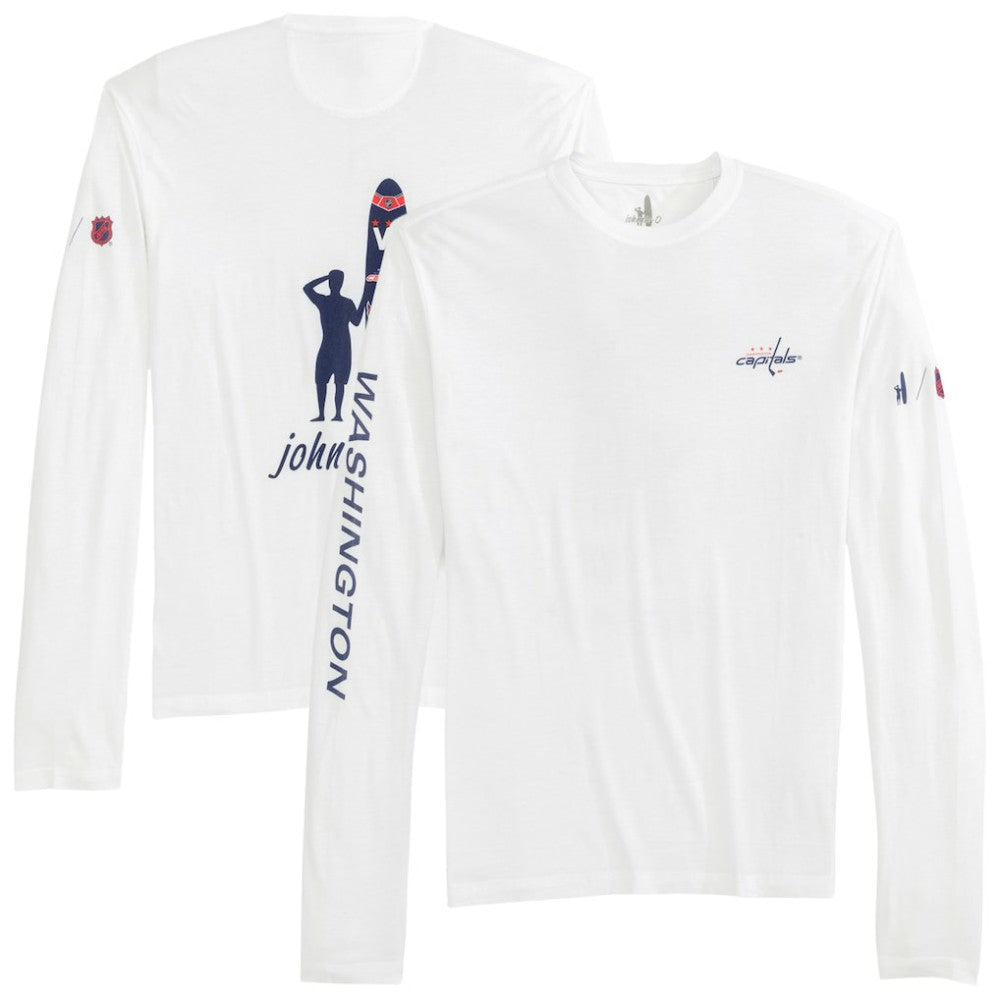 NHL Washington Capitals johnnie-O Adam Long Sleeve T-Shirt - White