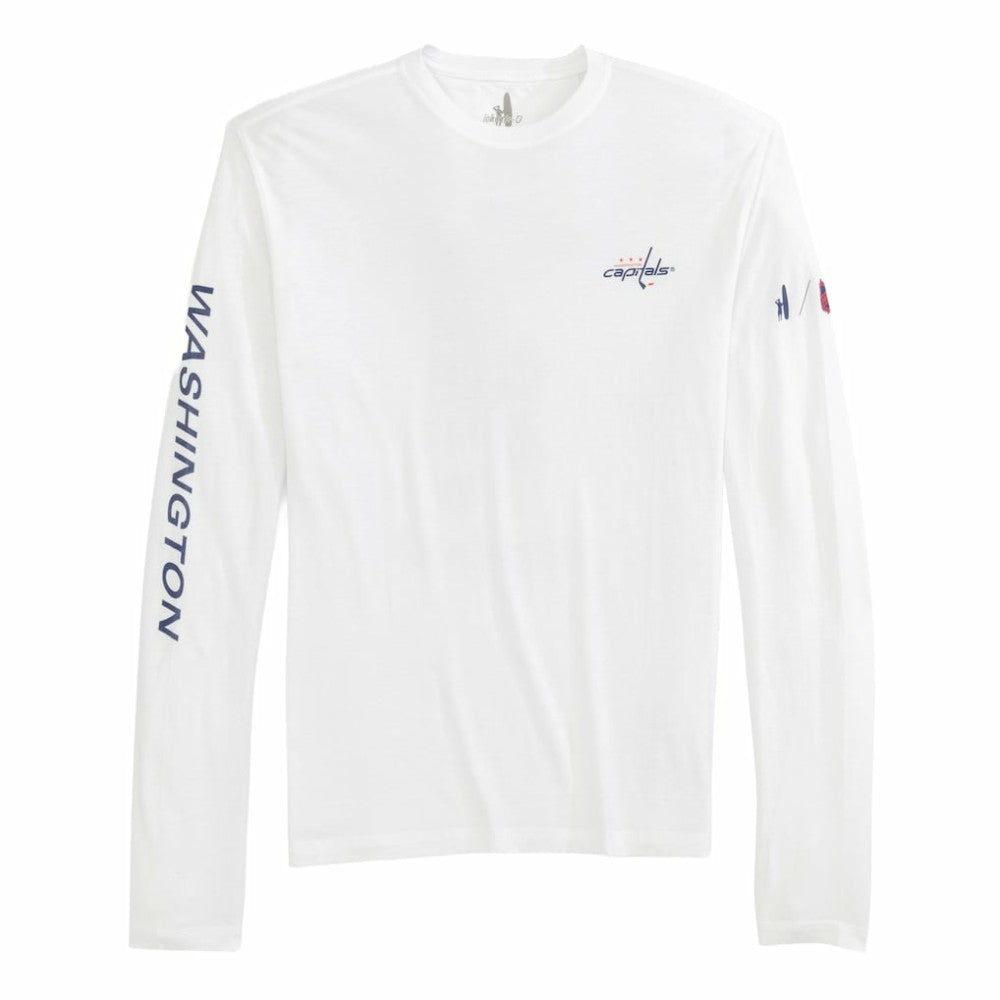 NHL Washington Capitals johnnie-O Adam Long Sleeve T-Shirt - White