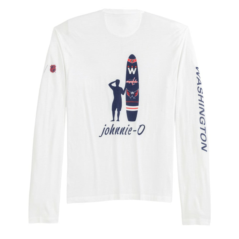 NHL Washington Capitals johnnie-O Adam Long Sleeve T-Shirt - White