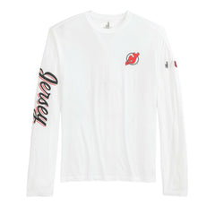 NHL New Jersey Devils johnnie-O Adam Long Sleeve T-Shirt - White