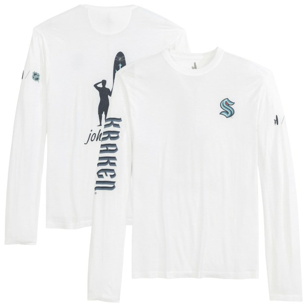 NHL Seattle Kraken johnnie-O Adam Long Sleeve T-Shirt - White
