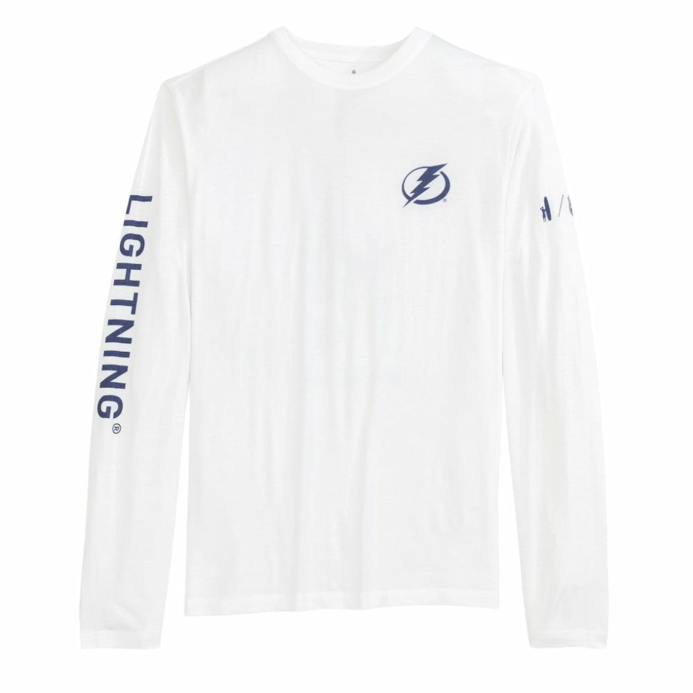 NHL Tampa Bay Lightning johnnie-O Adam Long Sleeve T-Shirt - White