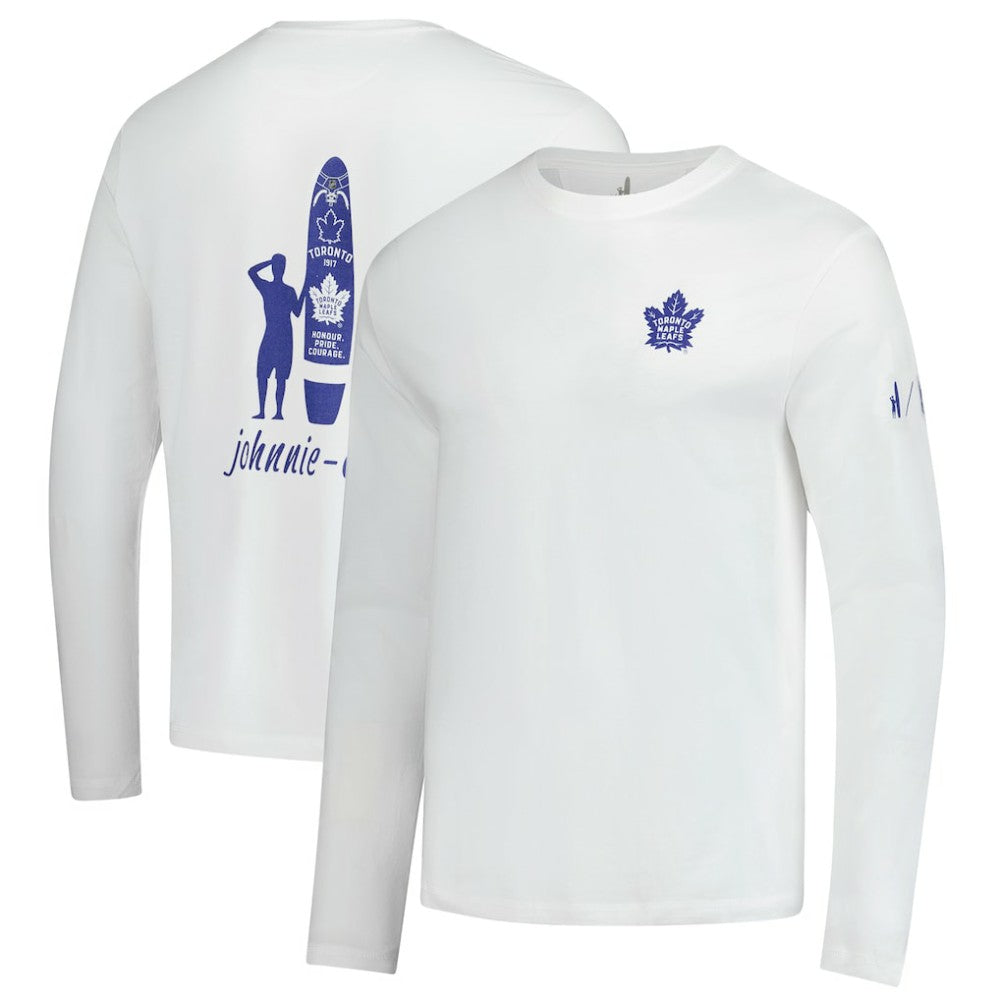 NHL Toronto Maple Leafs johnnie-O Adam Long Sleeve T-Shirt - White