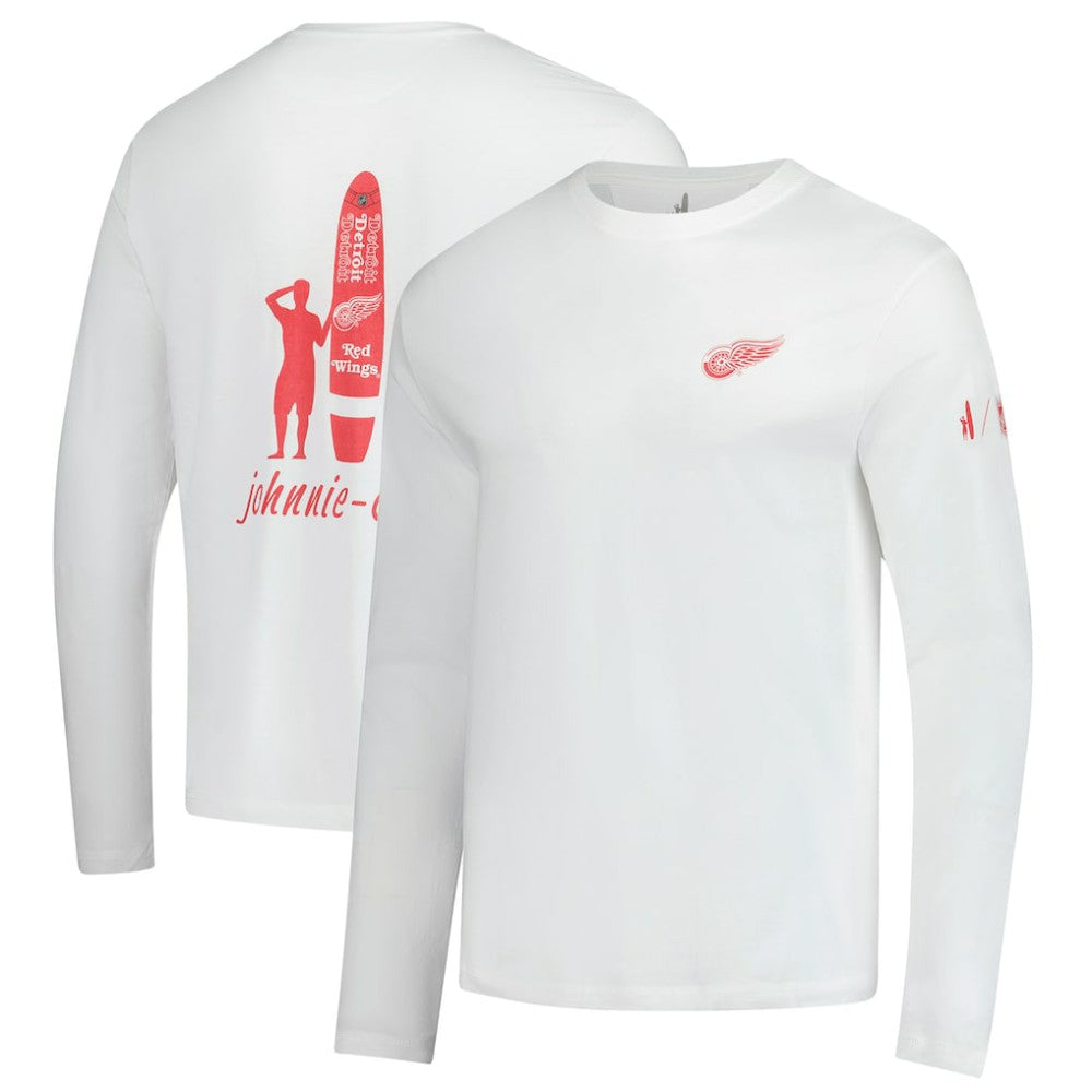 NHL Detroit Red Wings johnnie-O Adam Long Sleeve T-Shirt - White