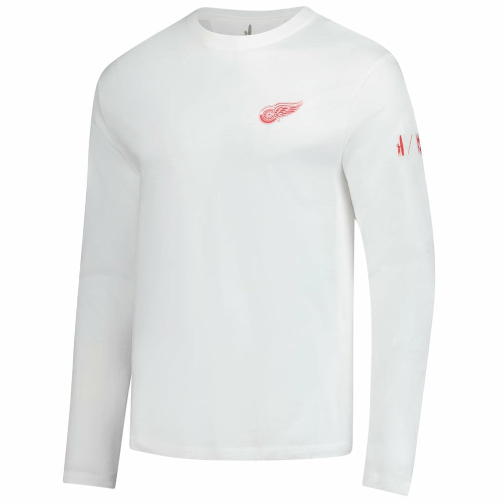 NHL Detroit Red Wings johnnie-O Adam Long Sleeve T-Shirt - White