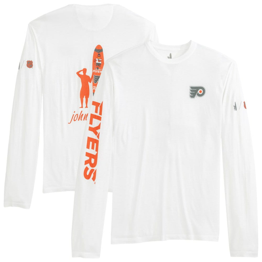 NHL Philadelphia Flyers johnnie-O Adam Long Sleeve T-Shirt - White