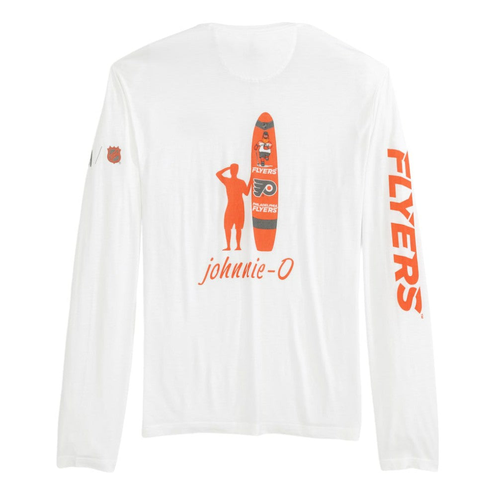 NHL Philadelphia Flyers johnnie-O Adam Long Sleeve T-Shirt - White