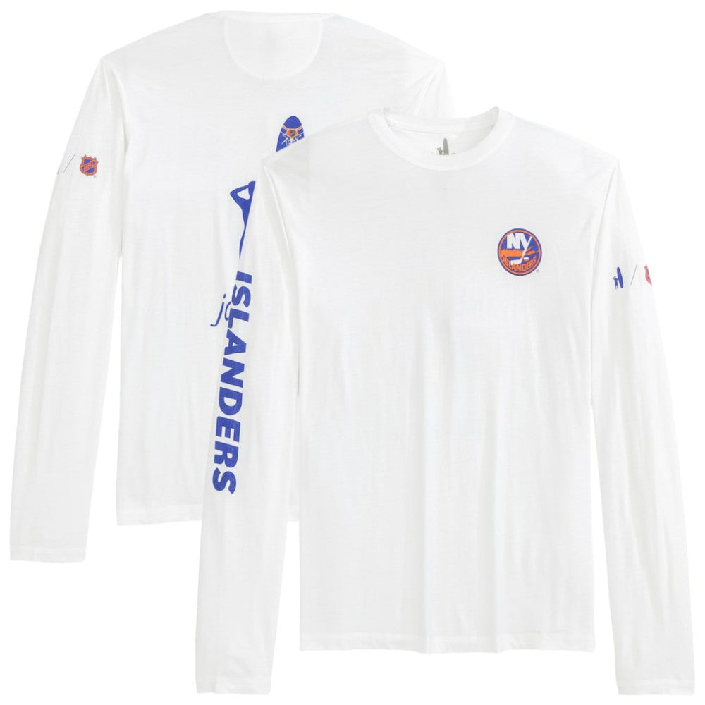 NHL New York Islanders johnnie-O Adam Long Sleeve T-Shirt - White