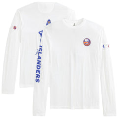 NHL New York Islanders johnnie-O Adam Long Sleeve T-Shirt - White