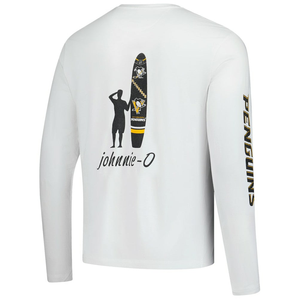 NHL Pittsburgh Penguins johnnie-O Adam Long Sleeve T-Shirt - White