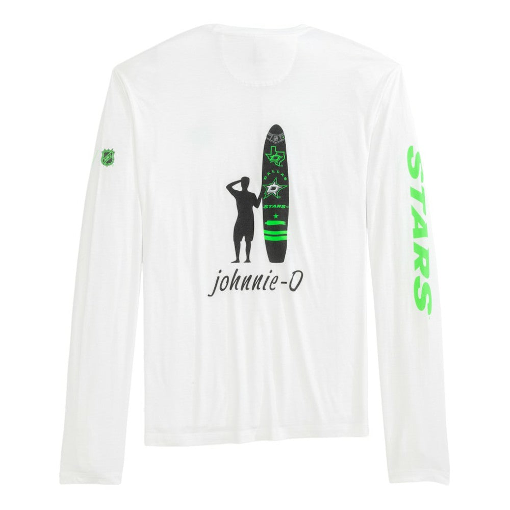 NHL Dallas Stars johnnie-O Adam Long Sleeve T-Shirt - White
