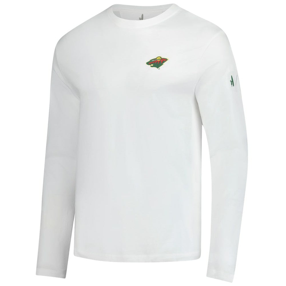 NHL Minnesota Wild johnnie-O Adam Long Sleeve T-Shirt - White