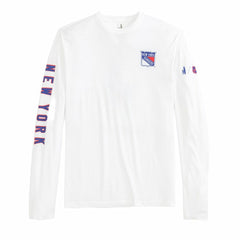 NHL New York Rangers johnnie-O Adam Long Sleeve T-Shirt - White