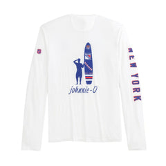 NHL New York Rangers johnnie-O Adam Long Sleeve T-Shirt - White