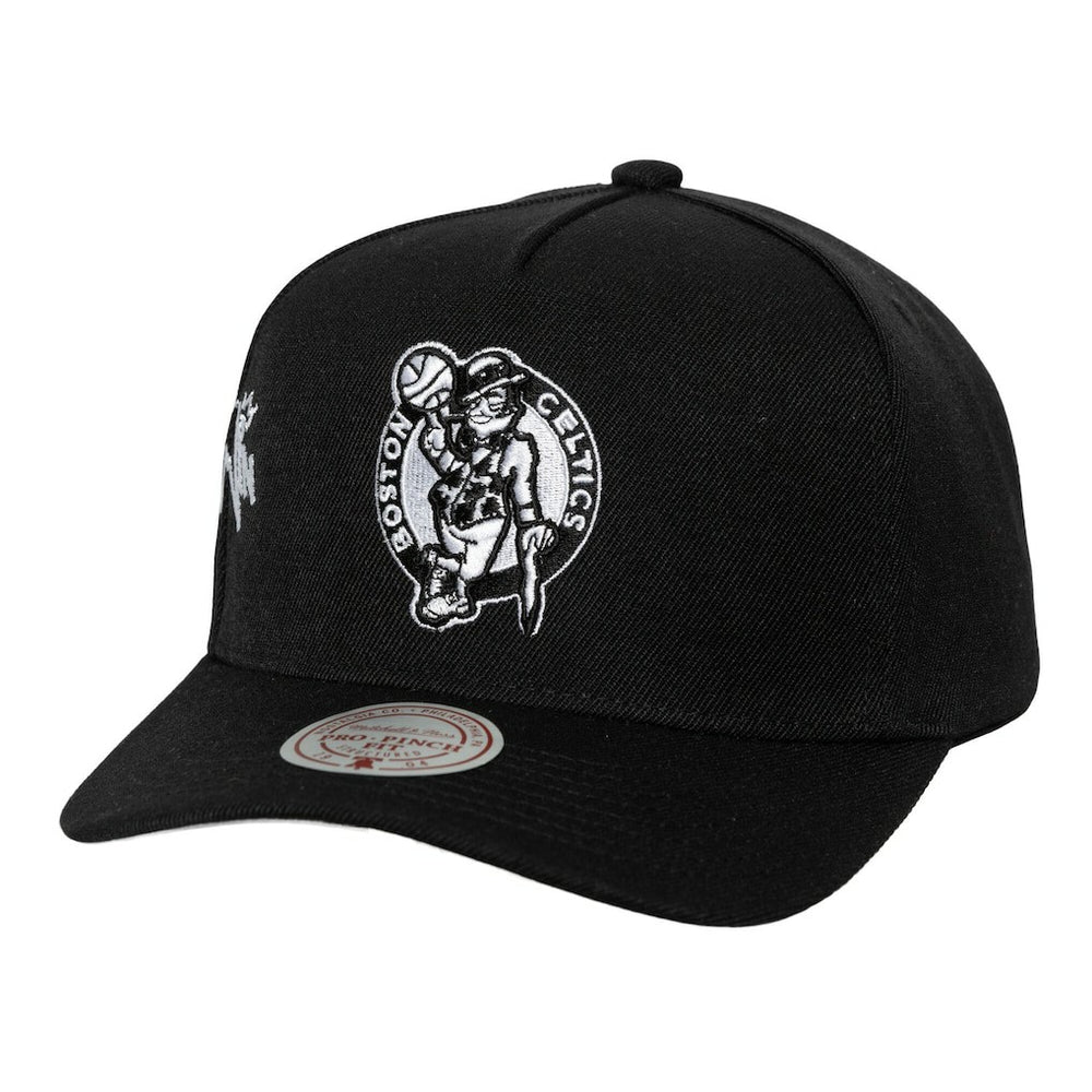 Boston Celtics 2008 NBA Finals Born To Win Pro Crown Adjustable Hat Black