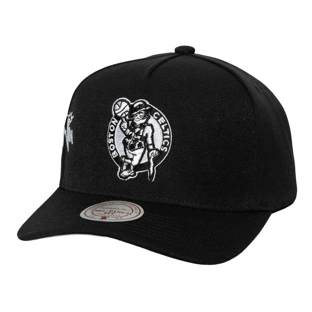 Boston Celtics 2008 NBA Finals Born To Win Pro Crown Adjustable Hat Black