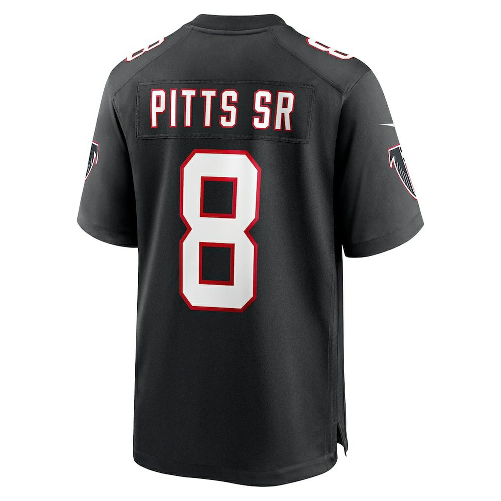 Kyle Pitts Sr. Atlanta Falcons Alternate Game Jersey Black