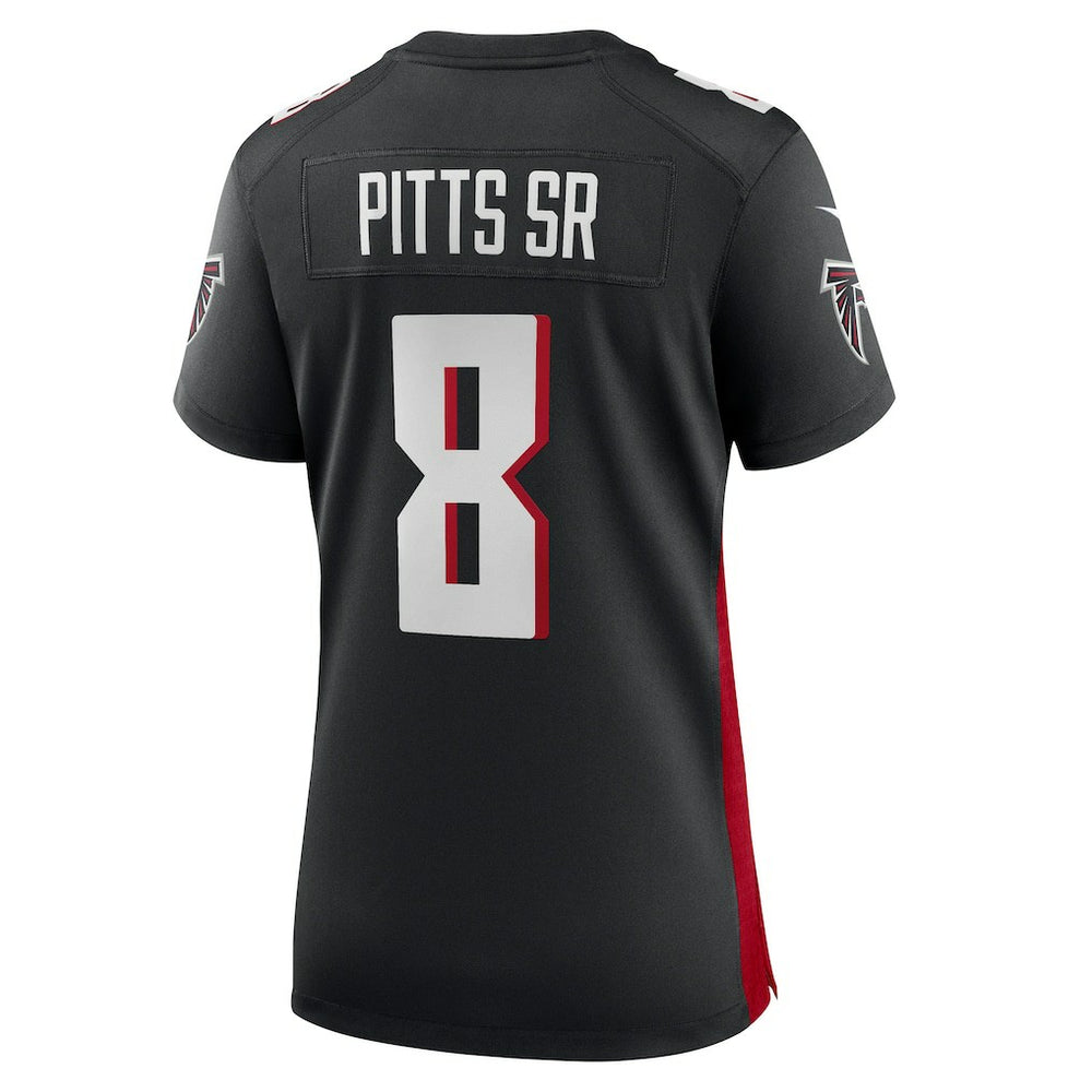 Kyle Pitts Sr. Atlanta Falcons Women's Game Jersey Black
