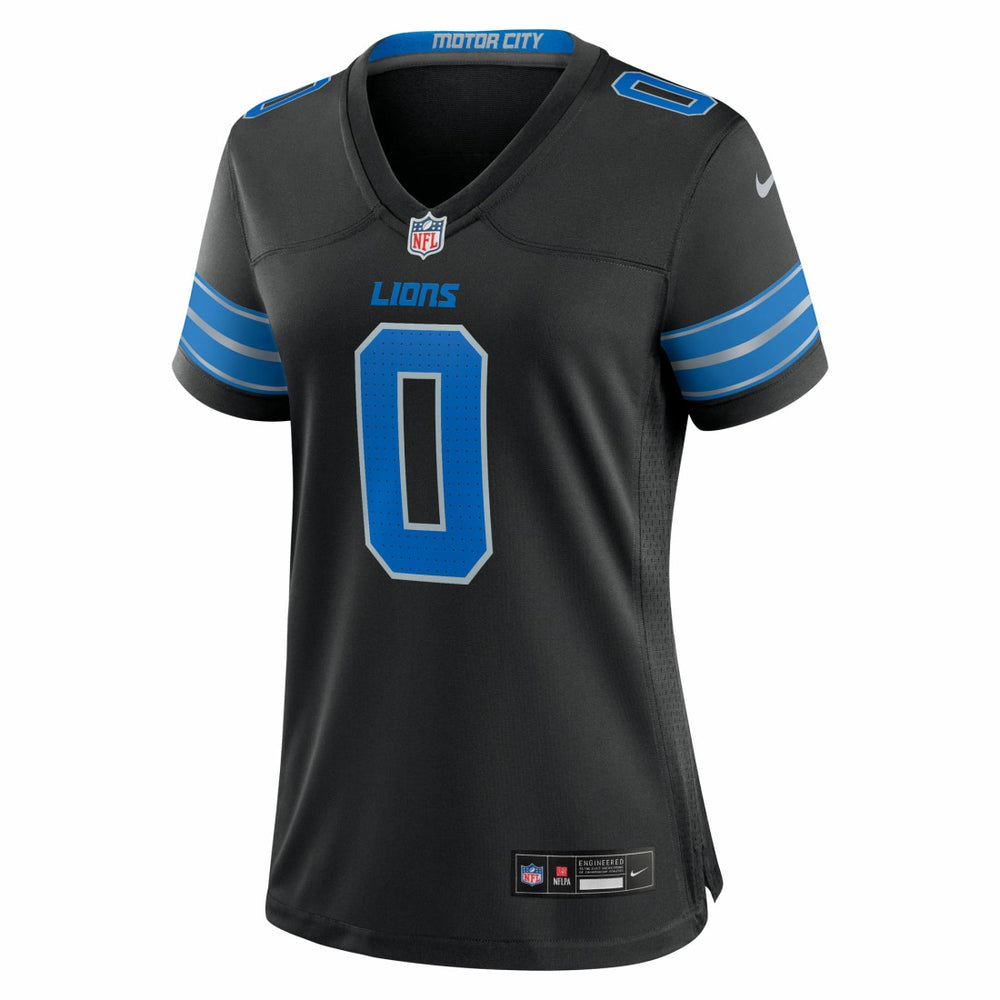 Jahmyr Gibbs Detroit Lions Women's 2nd Alternate Game Player Jersey Black