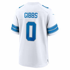 Jahmyr Gibbs Detroit Lions Game Player Jersey White
