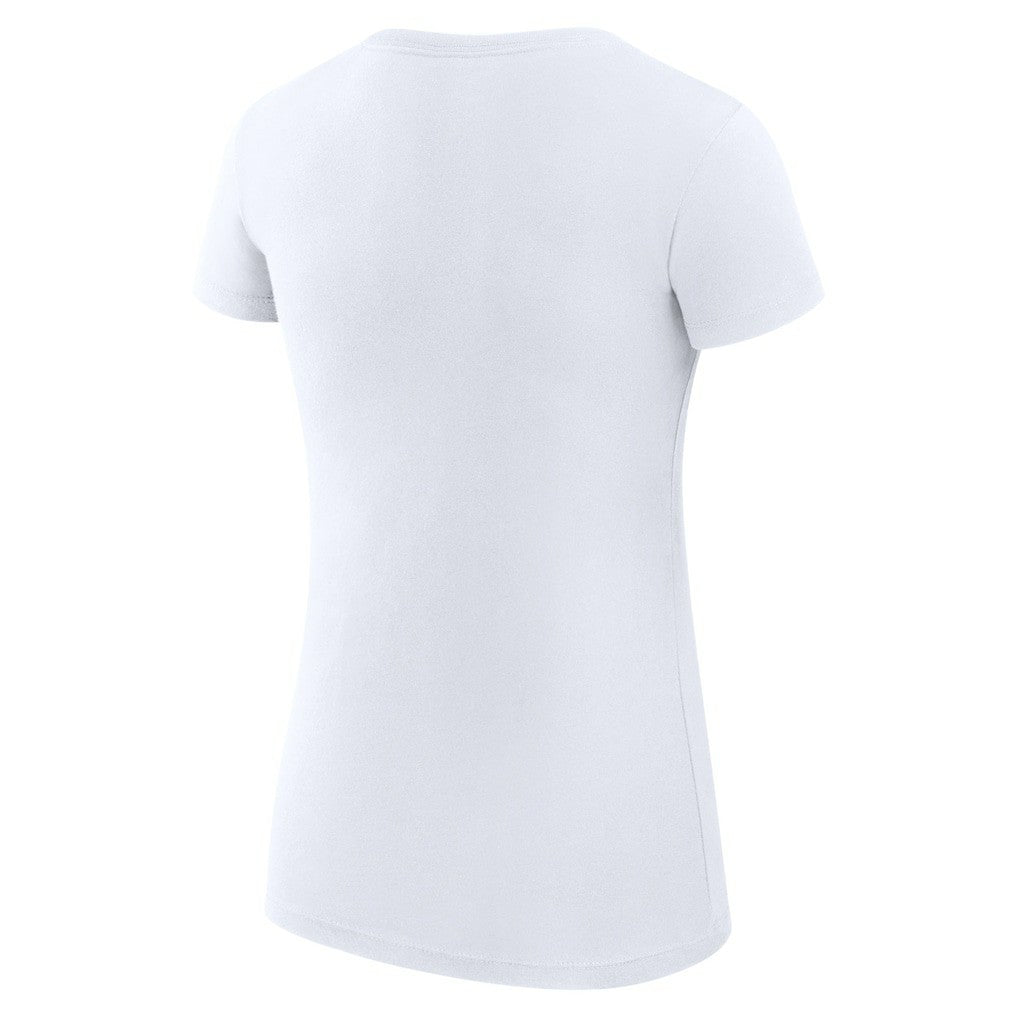 Baltimore Ravens G-III 4Her by Carl Banks Women's Super-Slim Fit Lightweight Subtle Football T-Shirt White