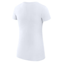 Baltimore Ravens G-III 4Her by Carl Banks Women's Super-Slim Fit Lightweight Subtle Football T-Shirt White