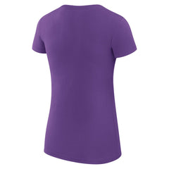 Minnesota Vikings G-III 4Her by Carl Banks Women's Super-Slim Fit Lightweight Subtle Football T-Shirt Purple
