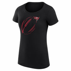 Tampa Bay Buccaneers G-III 4Her by Carl Banks Women's Super-Slim Fit Lightweight Subtle Football T-Shirt Black