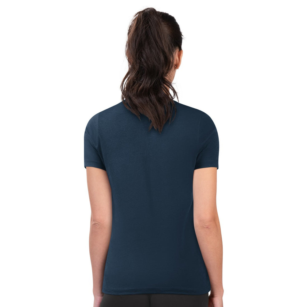 Houston Texans G-III 4Her by Carl Banks Women's Super-Slim Fit Lightweight Subtle Football T-Shirt Navy
