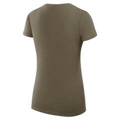 New York Jets G-III 4Her by Carl Banks Women's Super-Slim Fit Lightweight Subtle Football V-Neck T-Shirt Olive