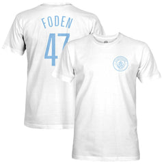 Phil Foden Manchester City 1863FC Player T-Shirt White sale