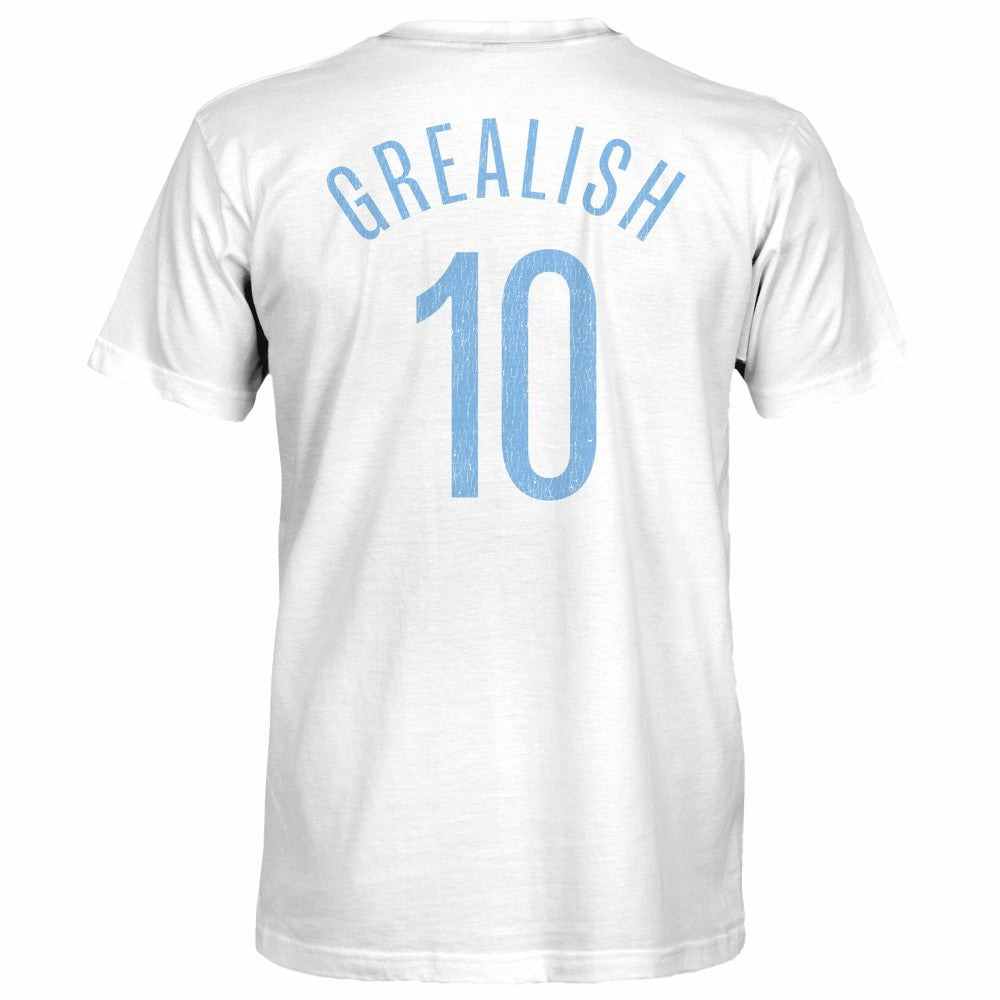 Jack Grealish Manchester City 1863FC Player T-Shirt White