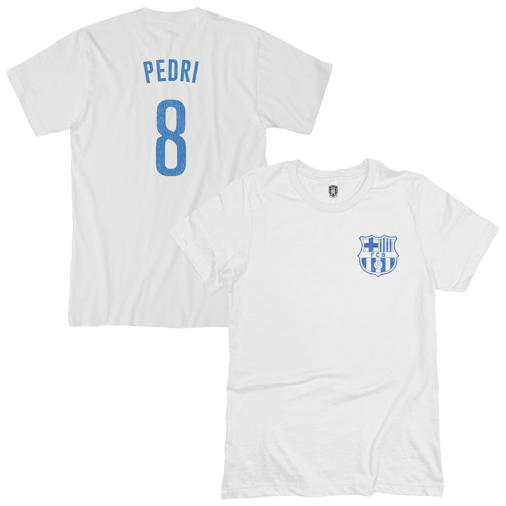 Pedri Barcelona 1863FC Player T-Shirt White